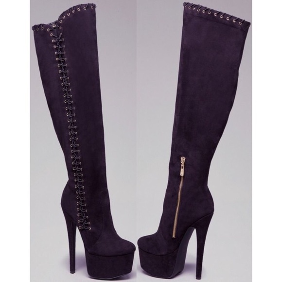 Bebe boots over the knee Clearance